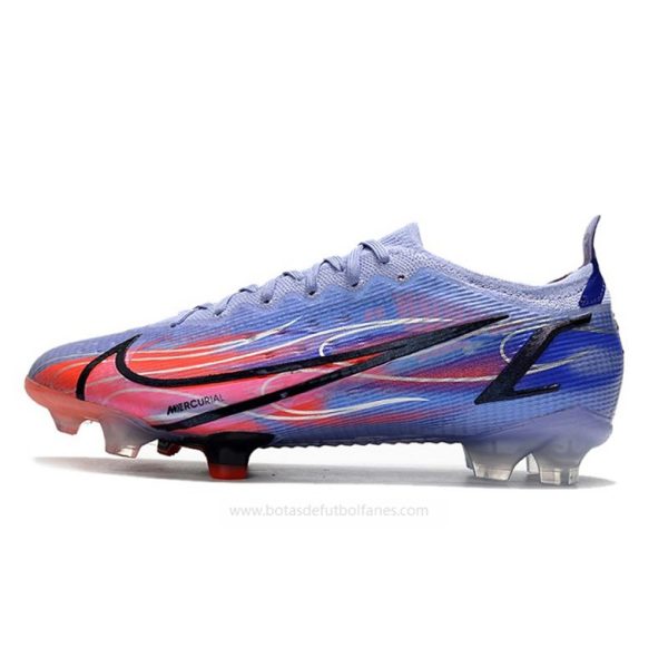 Nike Mercurial Vapor XIV Elite FG KM Flames Lila Plata